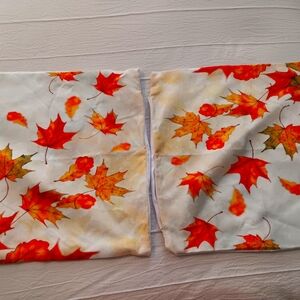 Autumn Leaf Print Pillowcases